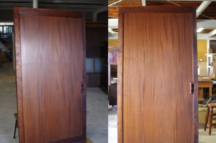 重厚な欅の蔵戸/一枚板/テーブル天板